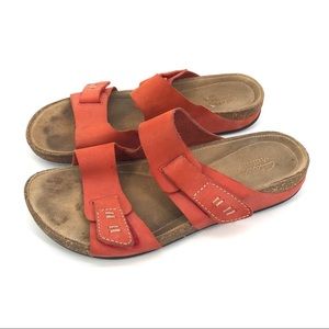 Clark's Women's Coral Pink Sandals sz 8